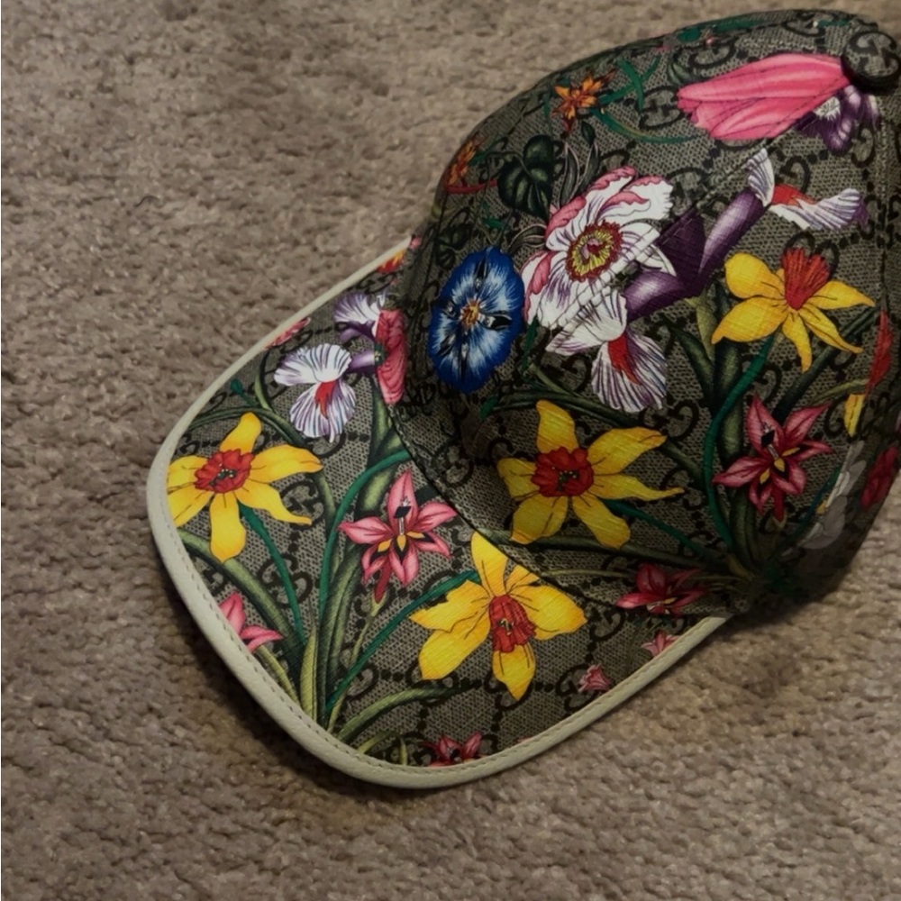 Floral Patterned Cap